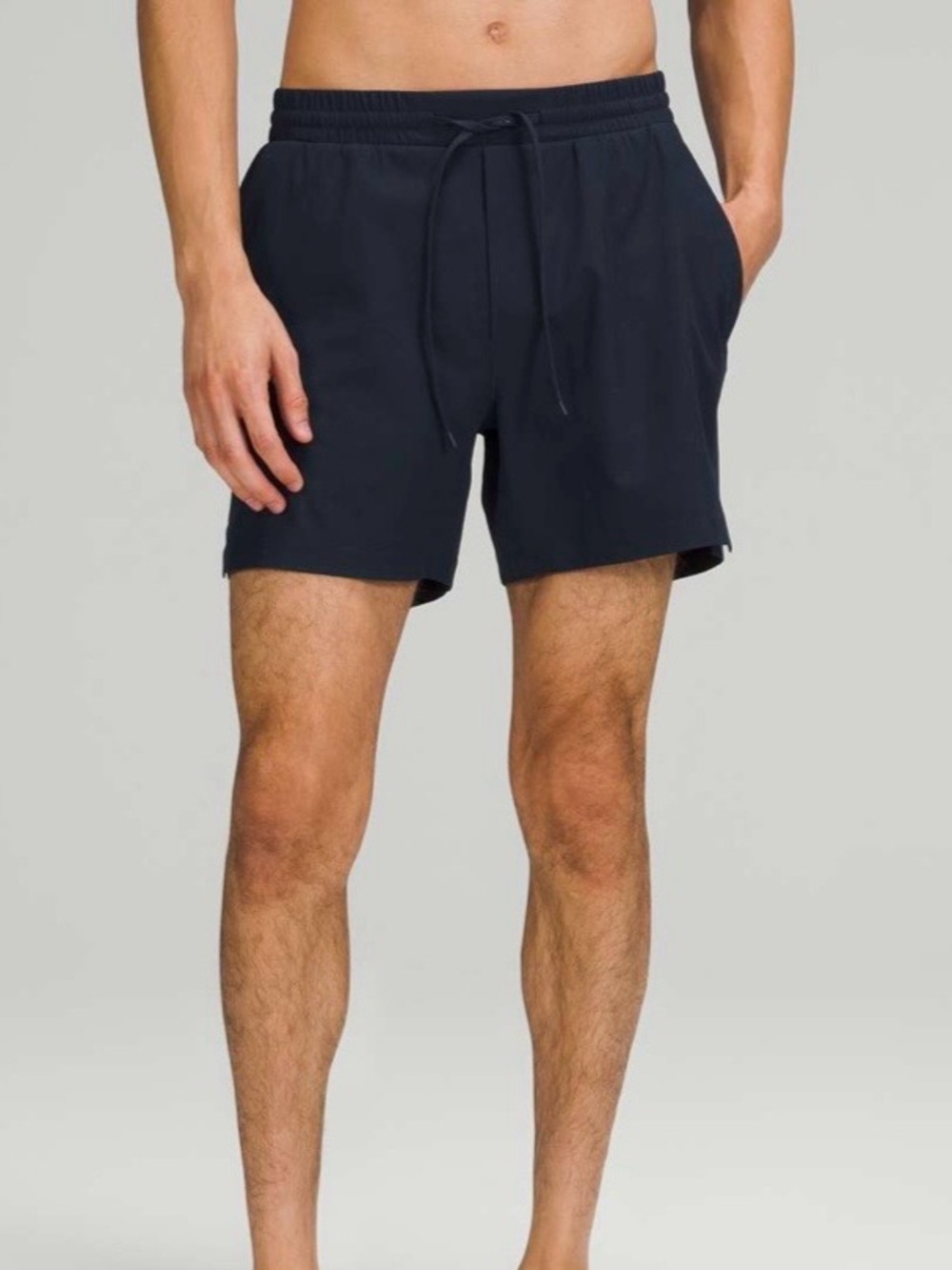 Lululemon Channel Cross Linerless Short 5” in Navy